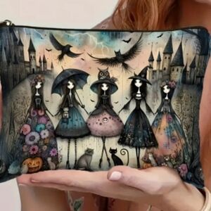 Mystical Women’s Clutch with Gothic Art